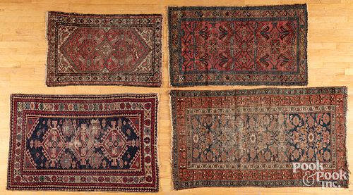 Four Caucasian carpets