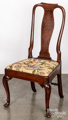 Irish mahogany dining chair