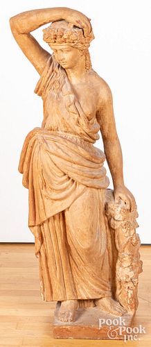 Terra Cotta figure of a woman