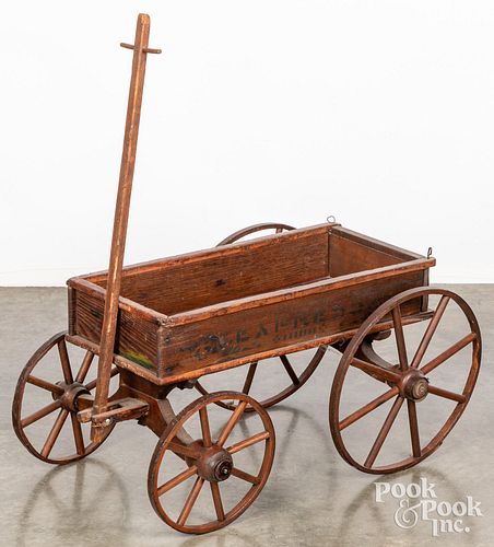 Child's Express pull wagon, ca. 1900.