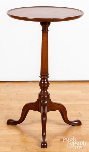 Queen Anne style cherry candlestand