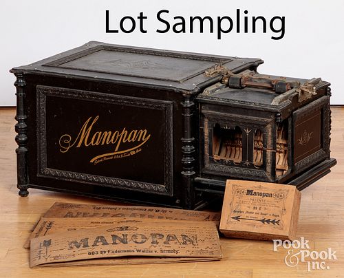 German Manopan reed organette, etc.