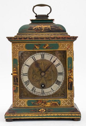 Dobson & Son English Lacquered Bracket Clock