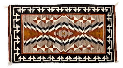 A Navajo Crystal Weaving 43 x 70 inches.