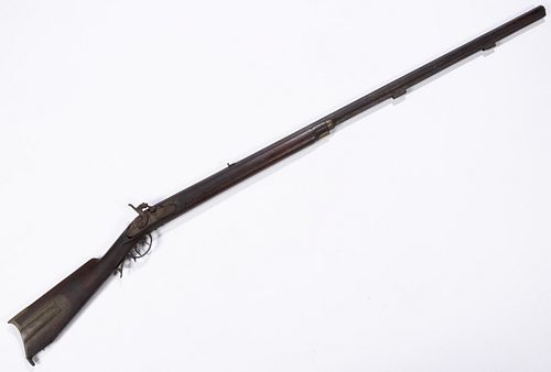 CHORDY WHITEHEART, CASWELL CO., NORTH CAROLINA KENTUCKY-STYLE PERCUSSION LONG RIFLE