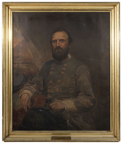 WILLIAM GARL BROWNE, JR. (BRITISH / AMERICAN, 1823-1894), ATTRIBUTED, PORTRAIT OF THOMAS JONATHAN "STONEWALL" JACKSON