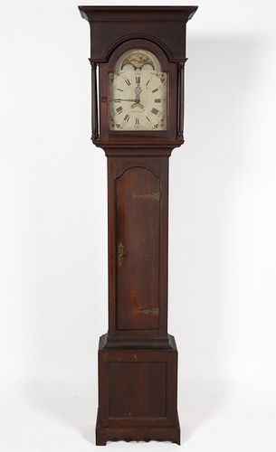 RARE JACOB DANNER (MIDDLETOWN, VIRGINIA, 1763-1850) WALNUT TALL-CASE CLOCK