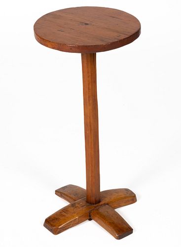 NEW ENGLAND PINE PRIMITIVE CANDLESTAND