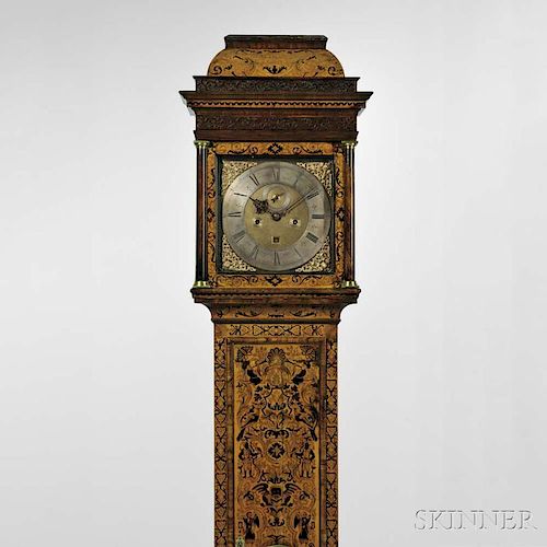 Michael Knight Thirty-day Seaweed Marquetry Longcase Clock