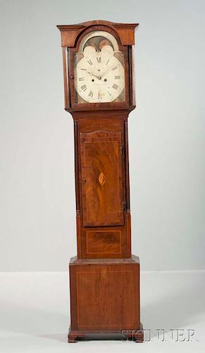 Pattison Mahogany Longcase Clock