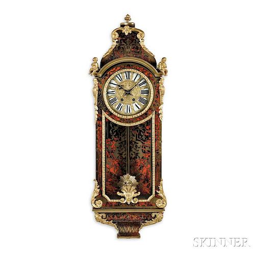 Neo-classical Boulle Wall Clock