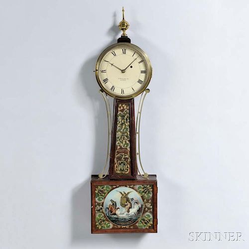 "Aaron Willard Jr." Timepiece or "Banjo" Clock