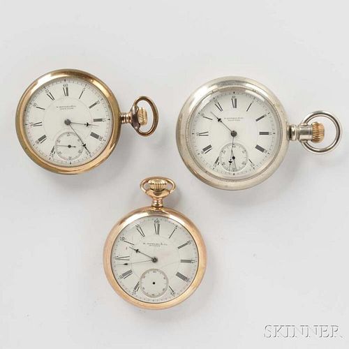 Three Howard Open-face Watches