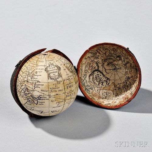 Nathaniel Hill 2 1/2-inch Pocket Globe