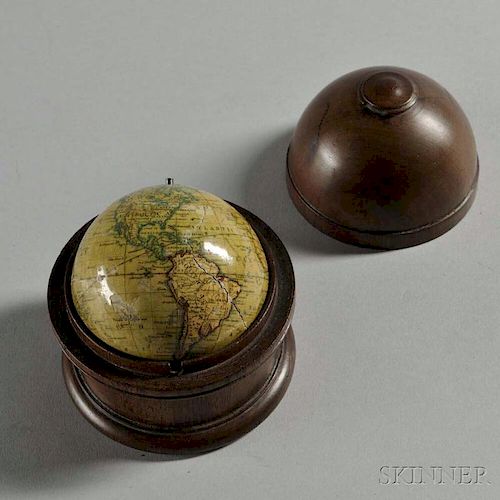 Newton's 3-inch Cased Terrestrial Pocket Globe