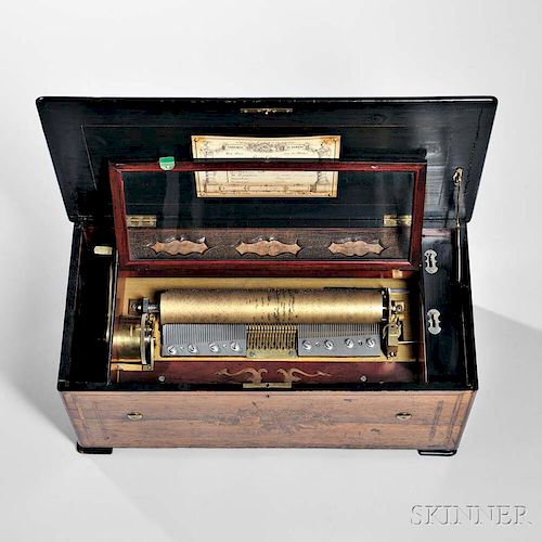 Six-air Organ Musical Box Attributed to Bremond
