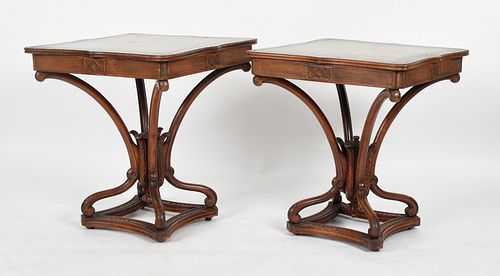 Pair of Neoclassical Style Occasional Tables
