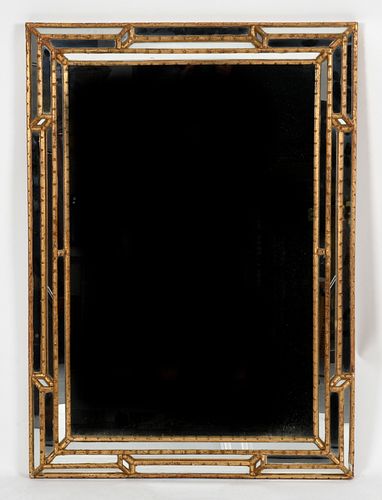 Italian Neoclassical Style Carved Giltwood Mirror