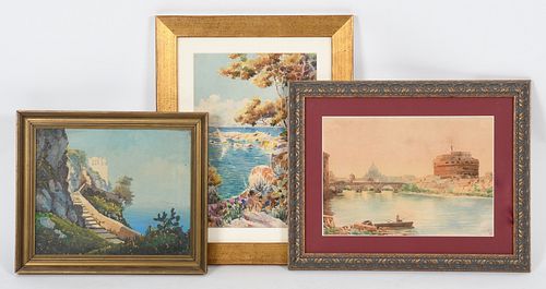 Paintings Including H.V. Cossettini (1881 - 1953)
