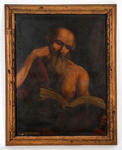 A Portrait of Saint Jerome, Oil on Canvas