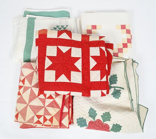 Five American Cotton Quilts