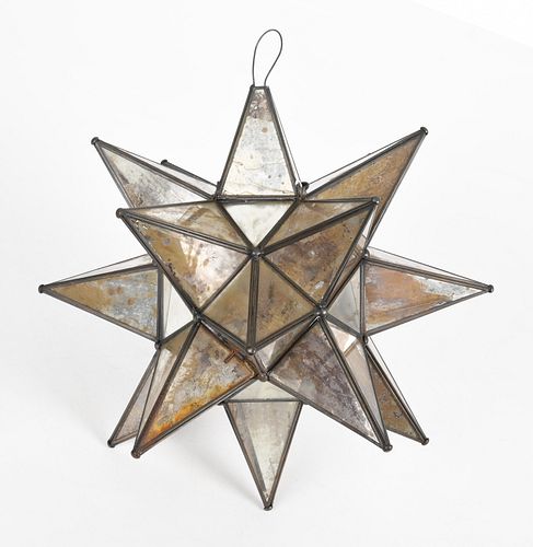Pennsylvania Mirrored Glass & Tin Moravian Star