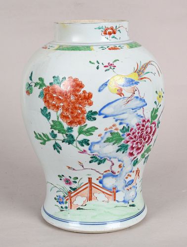 A Large Chinese Porcelain Urn