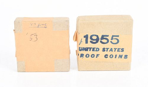 Two U.S. Coin Proof Sets, 1953, 1955