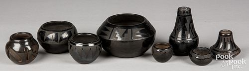 Santa Clara Pueblo Indian blackware pottery