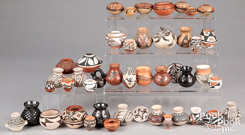 Miniature Native American Indian pottery