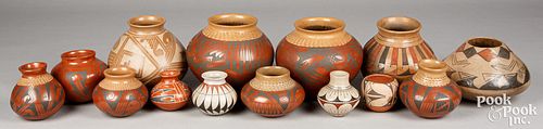 Group of Mata Ortiz Indian pottery