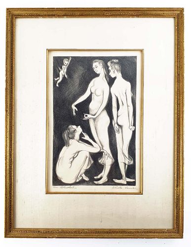 The Betrothed, Dorothy Rutka Original Lithograph Signed