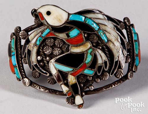 Native American silver cuff bracelet