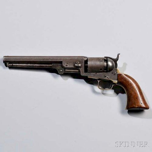 Engraved Colt Model 1851 Navy Revolver