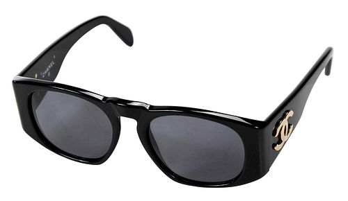 Chanel Black Sunglasses, with Case