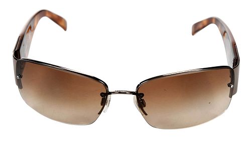 Chanel Brown Tinted Sunglasses, with Case