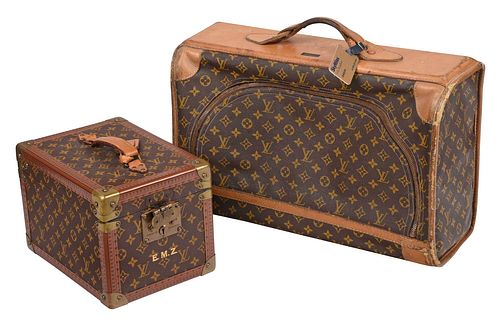 Two Pieces of Louis Vuitton Luggage