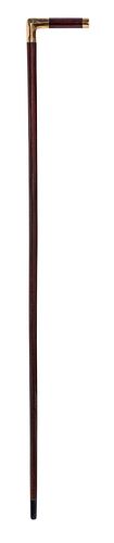 Rosewood and Gold Gentlemen's Cane
