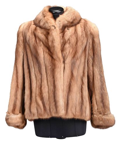 Gidding Jenny Golden Sable Fur Jacket