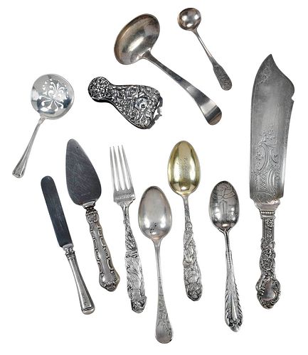Assorted Sterling Flatware, 25 Pieces Including Tiffany