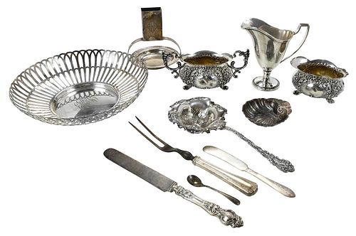 34 Pieces Assorted Sterling Table Items