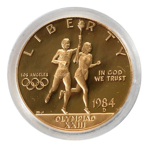 1984 Olympic Commemorative Gold Coin