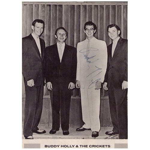 Buddy Holly, Jerry Lee Lewis & More Signed 1958 Concert program (JSA LOA)

