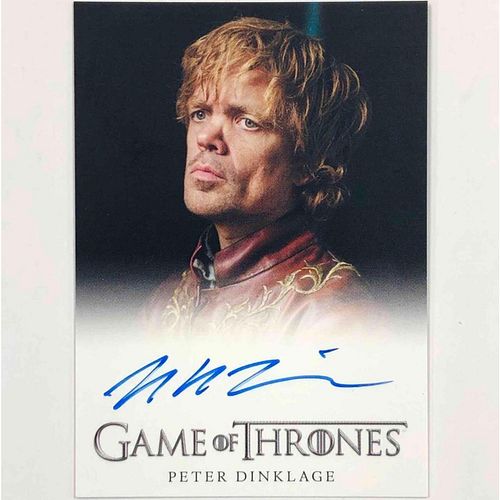 Rittenhouse Game of Thrones GOT Peter Dinklage full-bleed AUTO 
