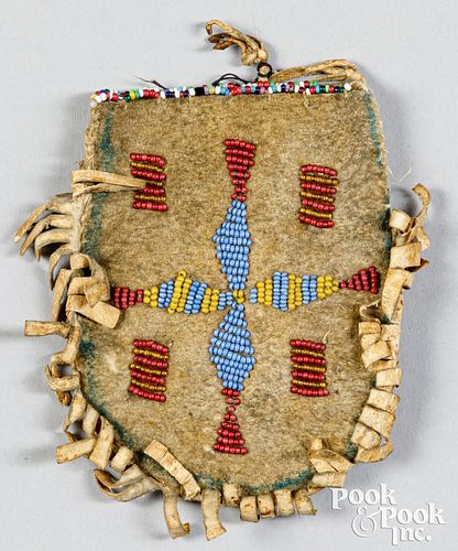 Apache Indian hide pouch