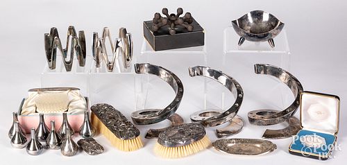 Sterling silver dresser accessories