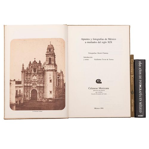 La Fotografía en México de Mediados del Siglo XIX a Principios del Siglo XX. Desiré Charnay / Guillermo Kahlo... Piezas: 3.
