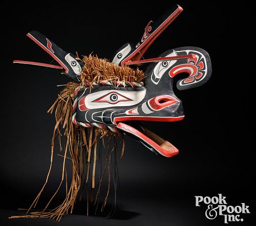 Pacific Northwest Coast Kwakiutl Indian mask