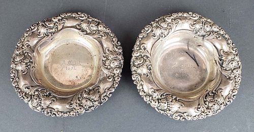 Pair of Sterling Silver Dishes