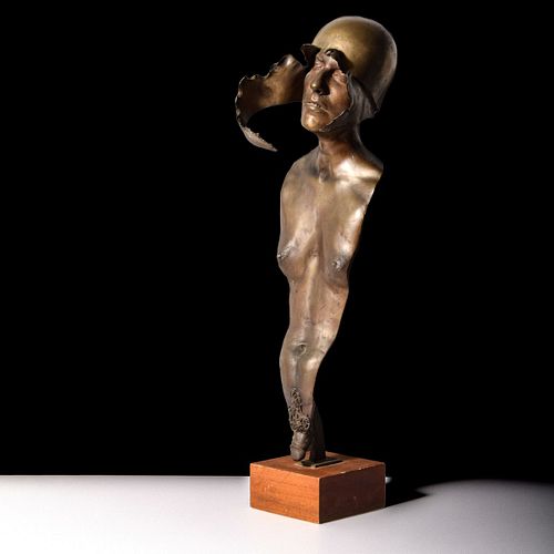 Large William Ludwig Bronze Nude Figural Sculpture